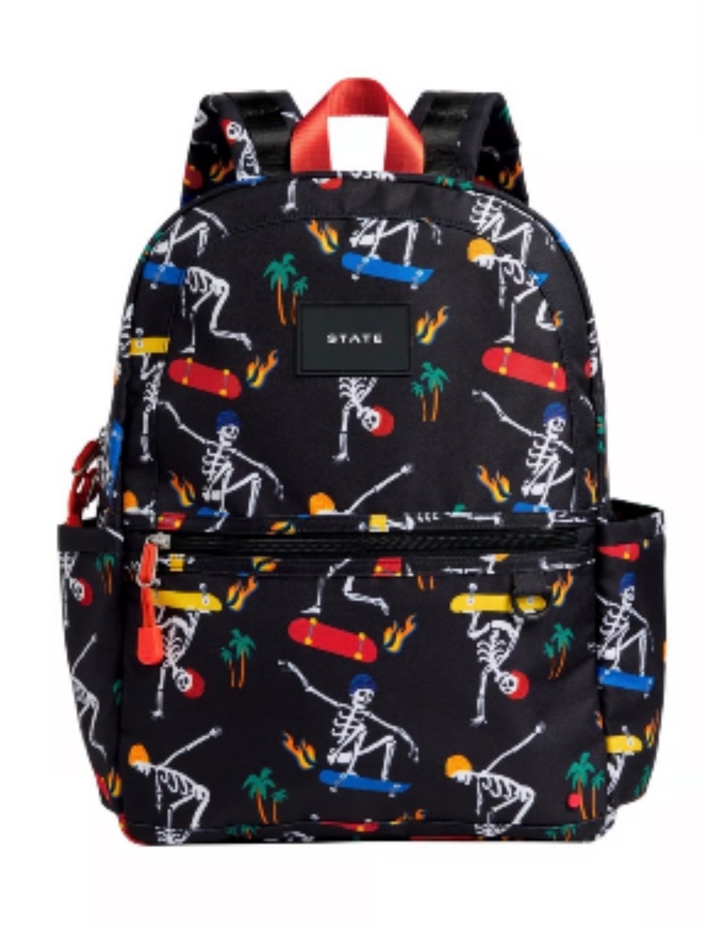 NWT State Kane Kids Skeleton Skate Backpack